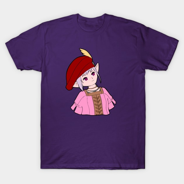 Lala Receptionist T-Shirt by Adastumae